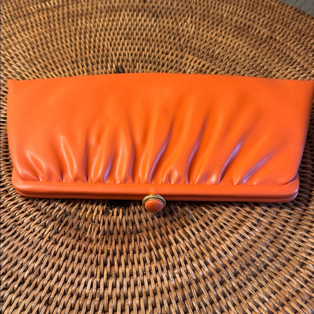 Vibrant Orange Clutch